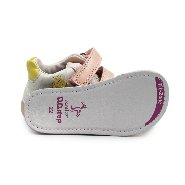 Buty Dla Dziewczynki Błyszczące Srebrne DD STEP S070-61798A White