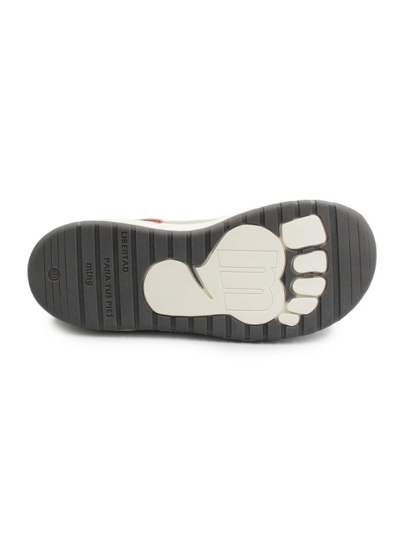 Sportowe buty dla kobiet na jesień barefoot MTNG 60857 - C603​89 Plity off​ white / swe​ety plata