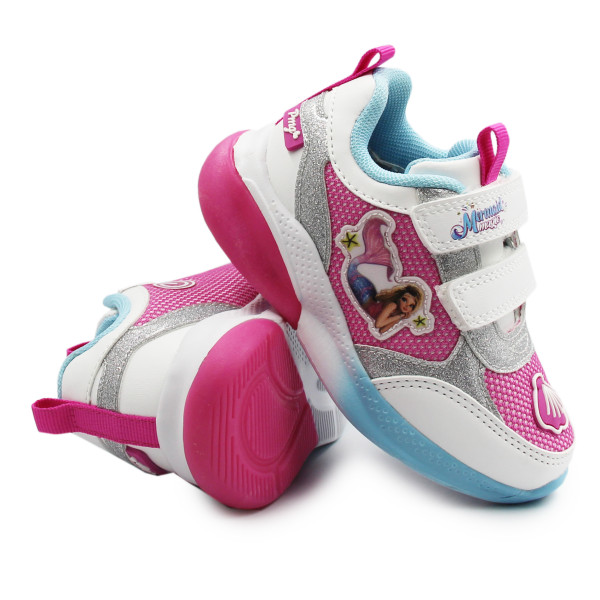 Buty Dla Dziewczynki Na Wiosnę Świecące Różowo Białe Mermaid Magic Primigi 1485100