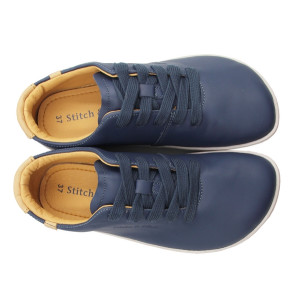 Buty na wiosnę barefoot Stitch&Walk S088-61943A royal blue