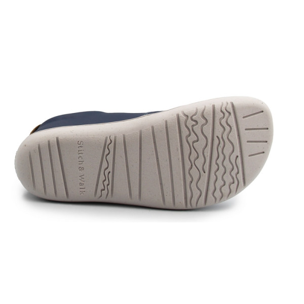 Buty na wiosnę barefoot Stitch&Walk S088-61943A royal blue
