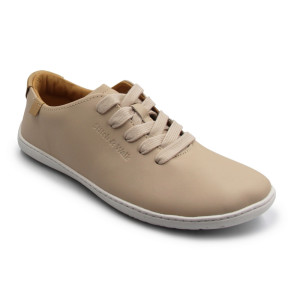 Barefoot buty na wiosnę dla kobiet Stitch&Walk S088-61943 cream