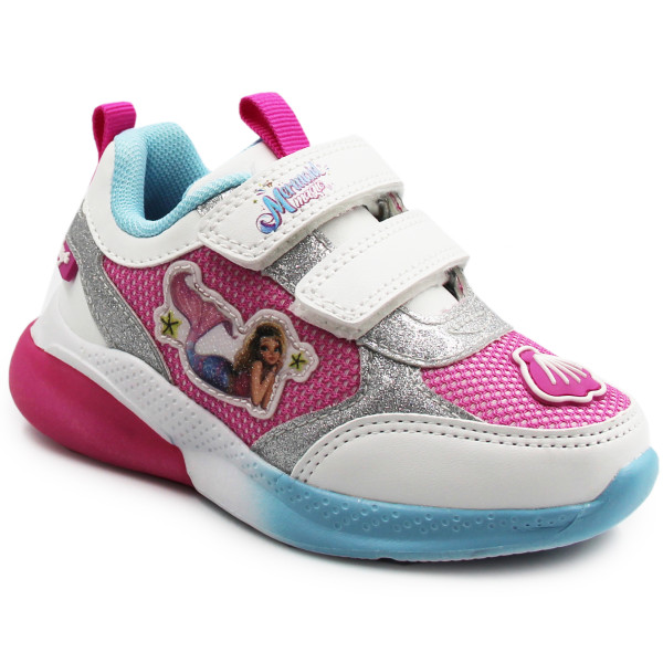 Buty Dla Dziewczynki Na Wiosnę Świecące Różowo Białe Mermaid Magic Primigi 1485100