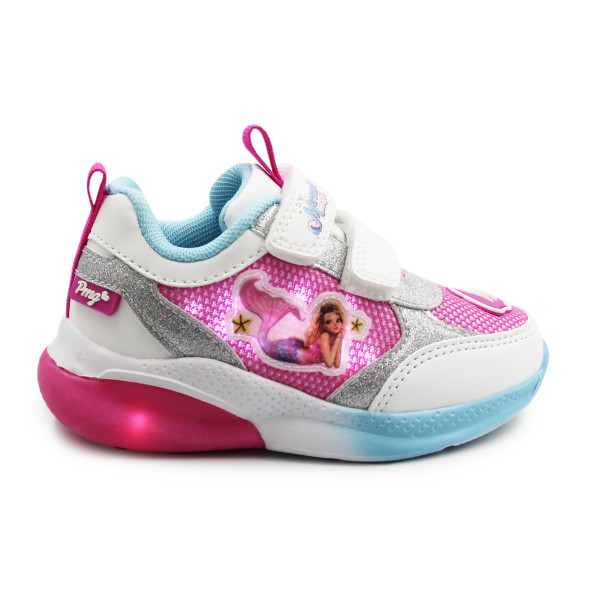 Buty Dla Dziewczynki Na Wiosnę Świecące Różowo Białe Mermaid Magic Primigi 1485100