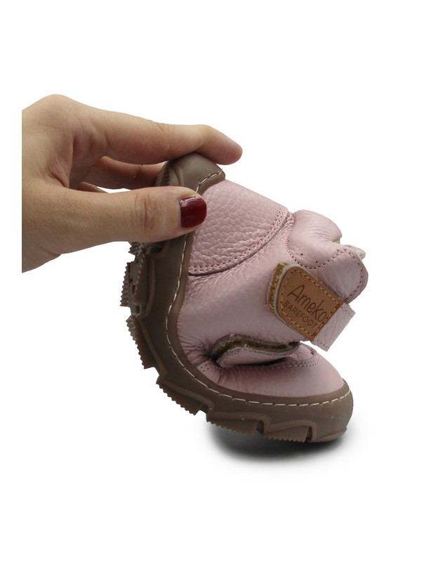 Trzewiki barefoot dla dziewczynki na jesień Ameko denver rose