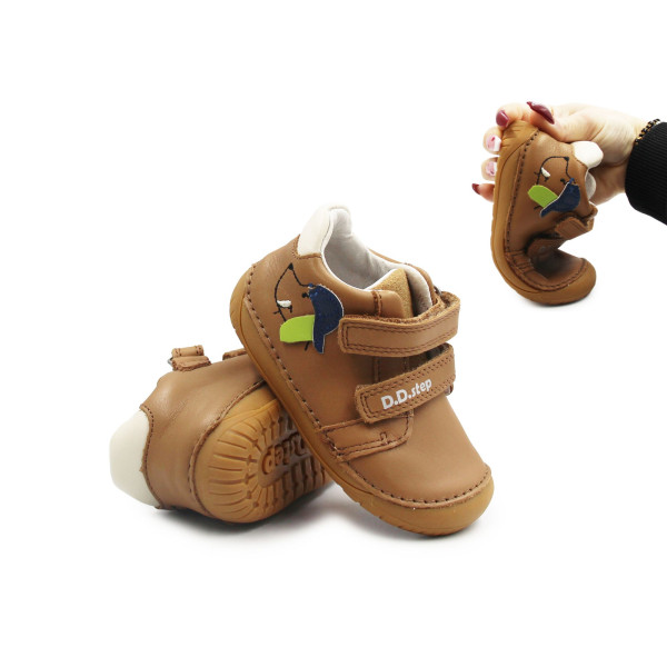 Buty Dla Chłopczyka Wiosenne Barefoot DD STEP S070-61533 Chocolate