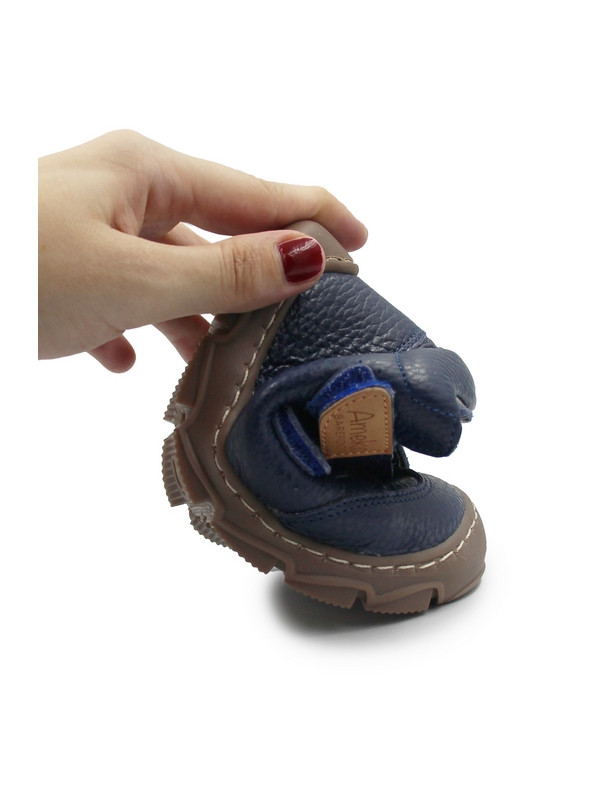 Trzewiki barefoot dla chłopczyka na jesień Ameko denver navy