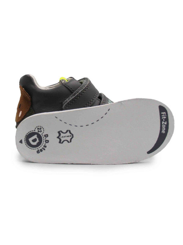 Trzewiki dla chłopca na jesień d.d.step S015-62120BV marine grey