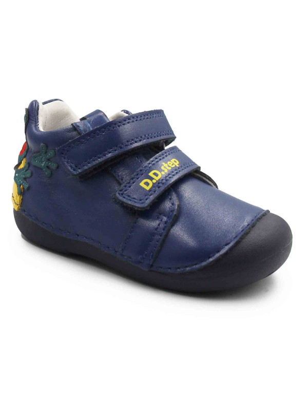 Półbuty na jesień do nauki chodzenia dla chłopca d.d.step S015-62120R royal blue