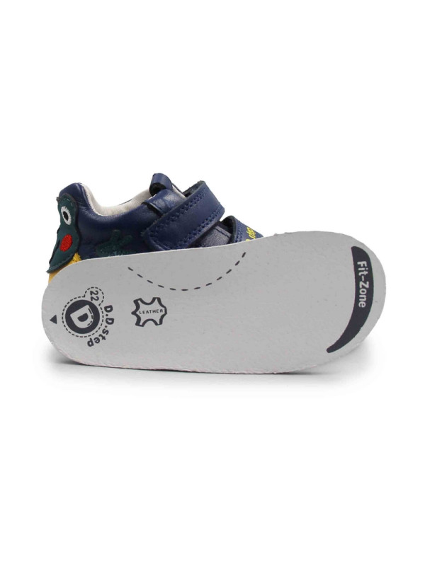 Półbuty na jesień do nauki chodzenia dla chłopca d.d.step S015-62120R royal blue