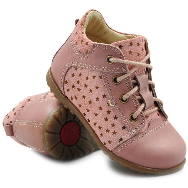 Trzewiki dla dziewczynek na wiosnę do nauki chodzenia Emel e 2429b-7