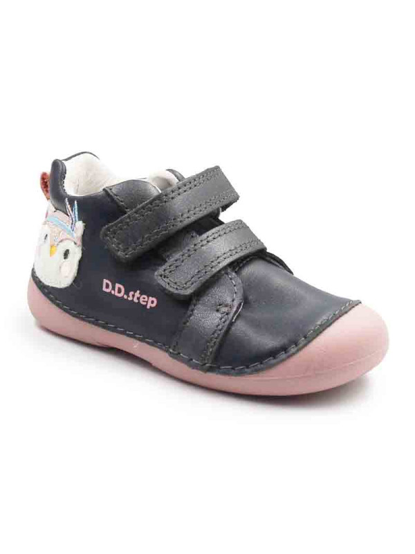 Buciki dla dziewczynki na jesień d.d.step S015-62450A royal blue