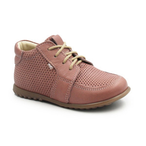 Trzewiki wiosenne sznurowane dziewczęce ażurowe Emel e 1153A-7