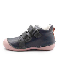 Buciki dla dziewczynki na jesień d.d.step S015-62450A royal blue