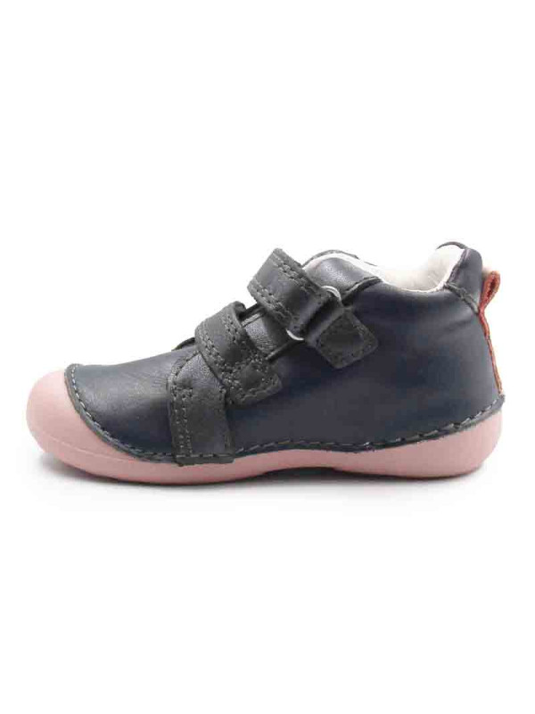 Buciki dla dziewczynki na jesień d.d.step S015-62450A royal blue