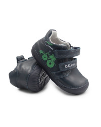 Trzewiki ze skóry naturalnej barefoot dla chłopca d.d.step S070-62964AR royal blue