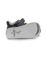 Trzewiki ze skóry naturalnej barefoot dla chłopca d.d.step S070-62964AR royal blue
