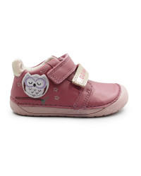 Buciki barefoot dla dziewczynki na jesień d.d.step S070-62659BE raspberry