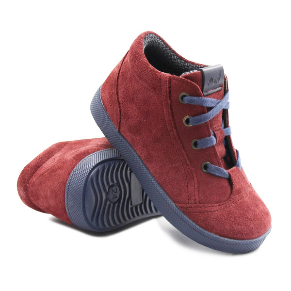 Pierwsze buty roczki dla dzieci lekko ocieplane na wiosnę Emel EX 2147a-21