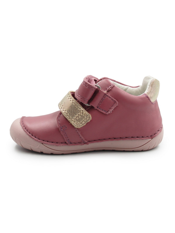 Buciki barefoot dla dziewczynki na jesień d.d.step S070-62659BE raspberry