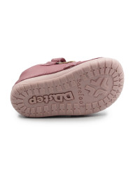 Buciki barefoot dla dziewczynki na jesień d.d.step S070-62659BE raspberry