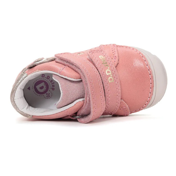Buty Na Wiosnę Dla Dziewczynki Na Rzep DD STEP S082-61703C Strawberry
