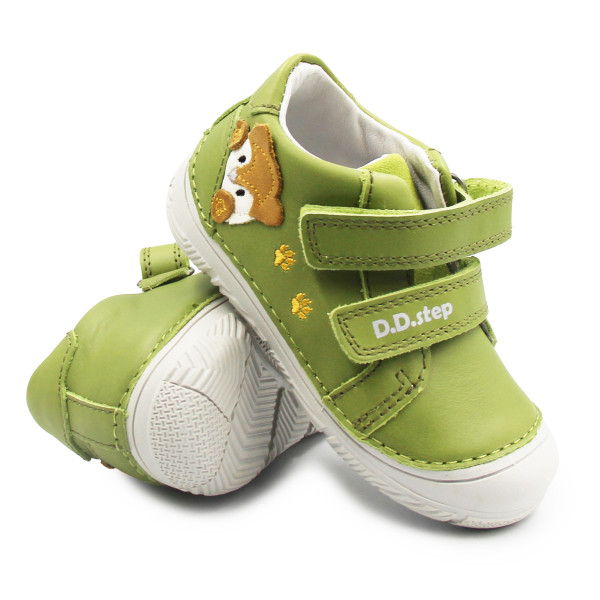 Buty Wiosenne Dla Dziecka ze Zwierzątkiem DD STEP S082-61703A Moss Green