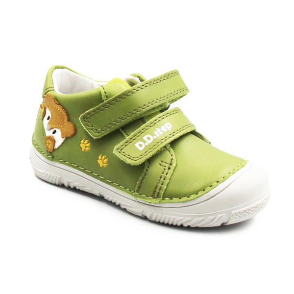 Buty Wiosenne Dla Dziecka ze Zwierzątkiem DD STEP S082-61703A Moss Green