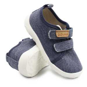 Kapcie Dziecięce Do Szkoły Barefoot Trampki DD STEP C086-61763AM Royal Blue