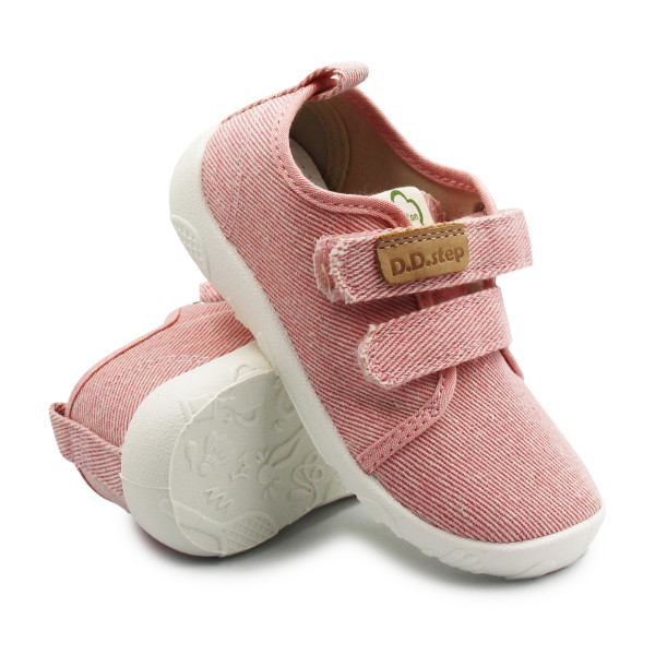 Buty Do Szkoły i Przedszkola Dla Dziewczynki Barefoot DD STEP C086-61763CM Baby Pink