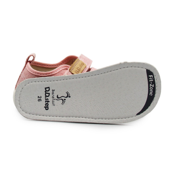 Buty Do Szkoły i Przedszkola Dla Dziewczynki Barefoot DD STEP C086-61763CM Baby Pink