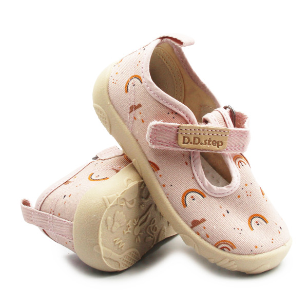 Buty Do Przedszkola Dla Dziewczynki Pudrowy Róż Barefoot DD STEP C086-61991 Baby Pink