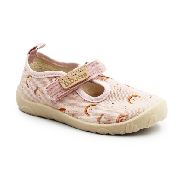 Buty Do Przedszkola Dla Dziewczynki Pudrowy Róż Barefoot DD STEP C086-61991 Baby Pink