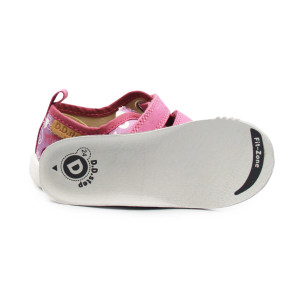 Trampki Do Szkoły i Przedszkola Dla Dziewczynki Na Rzep DD STEP C100-61432 Daisy Pink
