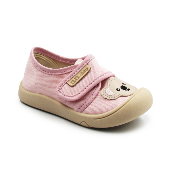 Różowe Kapcie Do Przedszkola Dla Dziewczynki z Misiem DD STEP C100-61963D