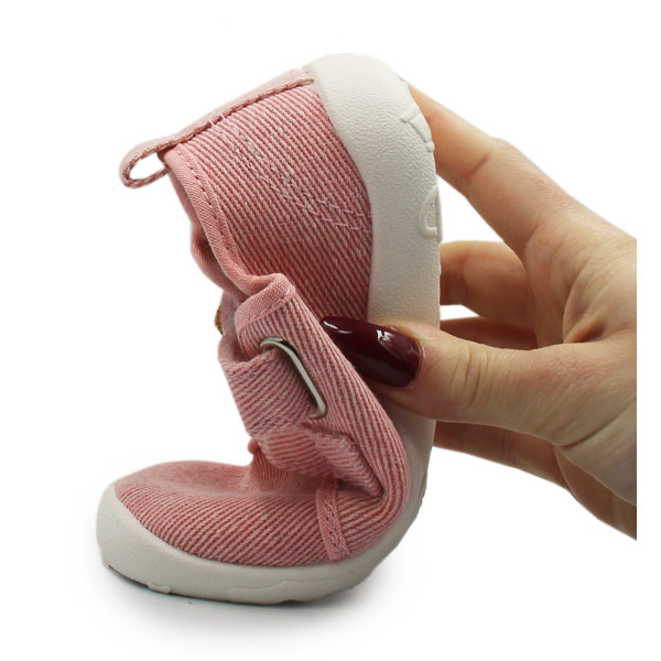 Buty Do Szkoły i Przedszkola Dla Dziewczynki Barefoot DD STEP C086-61763CM Baby Pink
