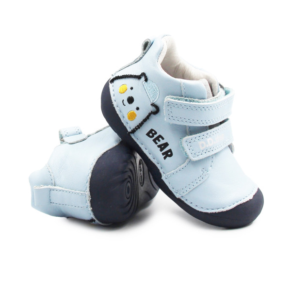 Buty Dla Chłopczyka Na Wiosnę Niebieskie z Misiem DD STEP S015-61472 Aero Blue