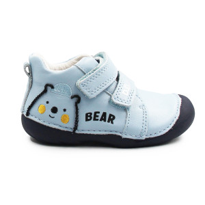 Buty Dla Chłopczyka Na Wiosnę Niebieskie z Misiem DD STEP S015-61472 Aero Blue