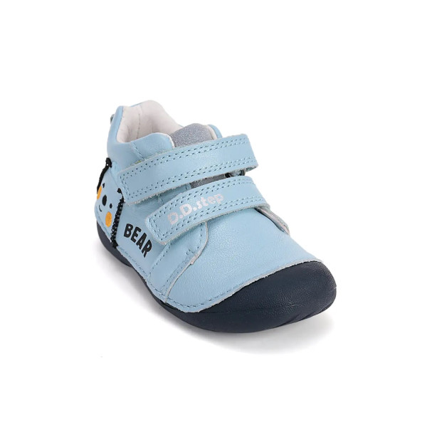 Buty Dla Chłopczyka Na Wiosnę Niebieskie z Misiem DD STEP S015-61472 Aero Blue