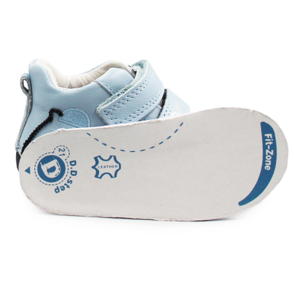 Buty Dla Chłopczyka Na Wiosnę Niebieskie z Misiem DD STEP S015-61472 Aero Blue