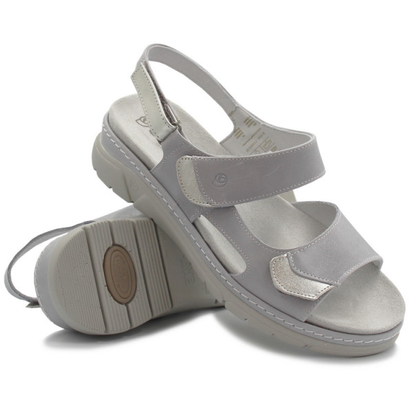 Sandały dla kobiet na lato ze skóry naturalnej Suave 710065-91