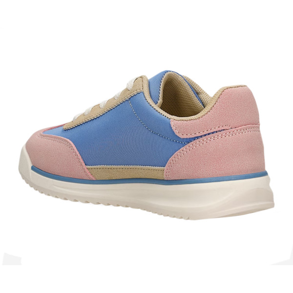 Półbuty Dla Dziewczynek na Wiosnę Stitch Różowo Niebieskie Bartek 87033-25