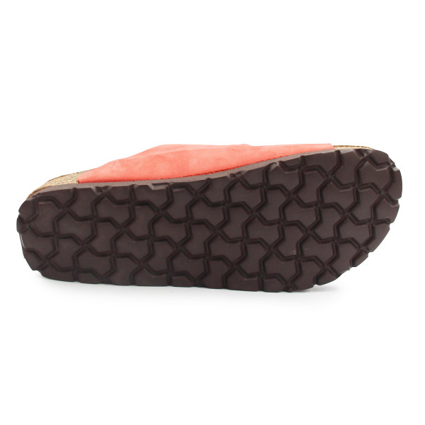 Czerwone klapki ze skóry naturalnej dla kobiet Dr Brinkmann 700696-04