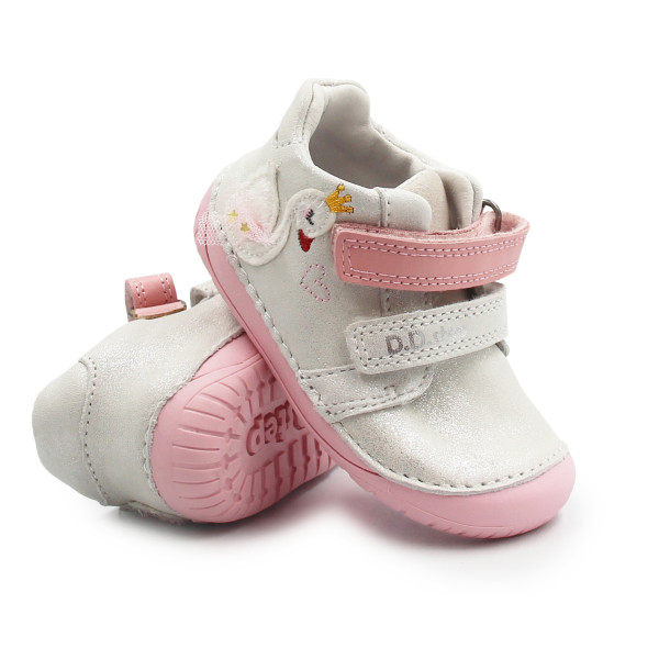 Buty Dla Dziewczynek Barefoot Srebrne DD STEP S070-61837 Silver