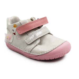 Buty Dla Dziewczynek Barefoot Srebrne DD STEP S070-61837 Silver