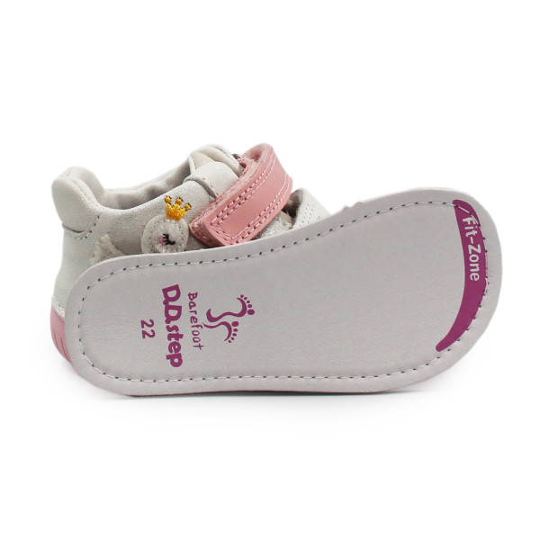 Buty Dla Dziewczynek Barefoot Srebrne DD STEP S070-61837 Silver