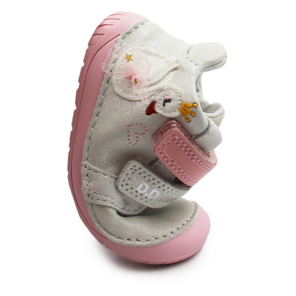 Buty Dla Dziewczynek Barefoot Srebrne DD STEP S070-61837 Silver