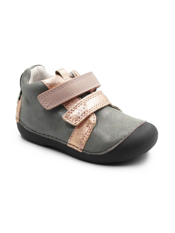Buty Metaliczne Dla dziewczynki Na Jesień DD STEP S015-62120FE Metallic Grey