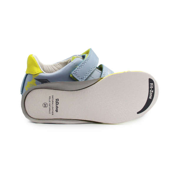 Buty Dla Chłopców Na Wiosnę Niebieskie Świecące LED DD STEP S050-61691M 0ceanic