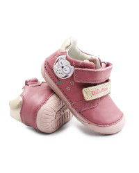 Buciki Barefoot Dla Dziewczynki na Jesień D.D.Step S070-62659BE Raspberry